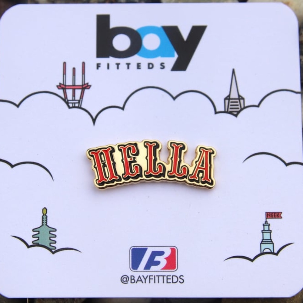 49ers Hella Enamel Pin Bayfitteds Bay Area San Francisco